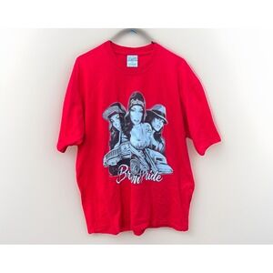 Chicano Graphic Lowrider Brown Pride 2xl Heavyweight  Red Shirt